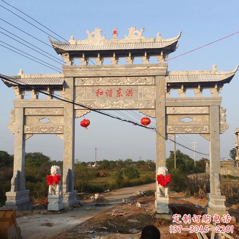 泰安让你爱上石牌坊雕塑