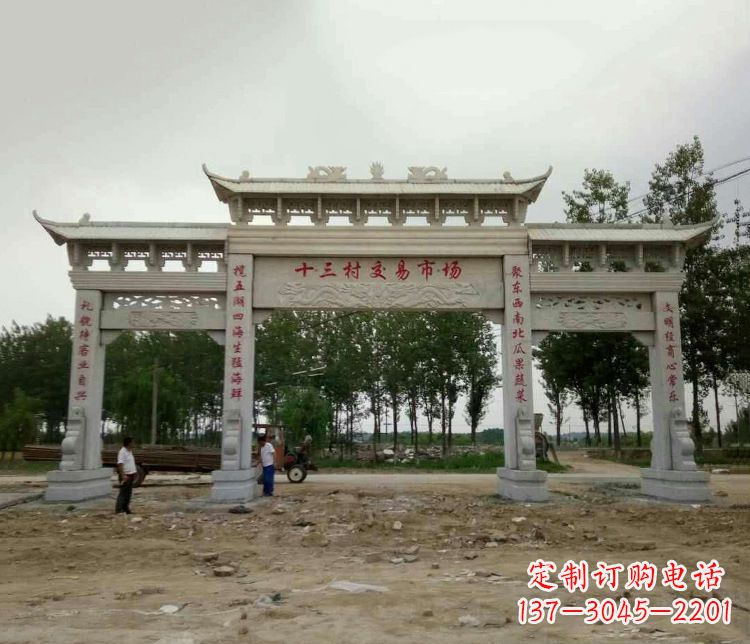 泰安精美石牌坊雕塑,令你惊艳无比