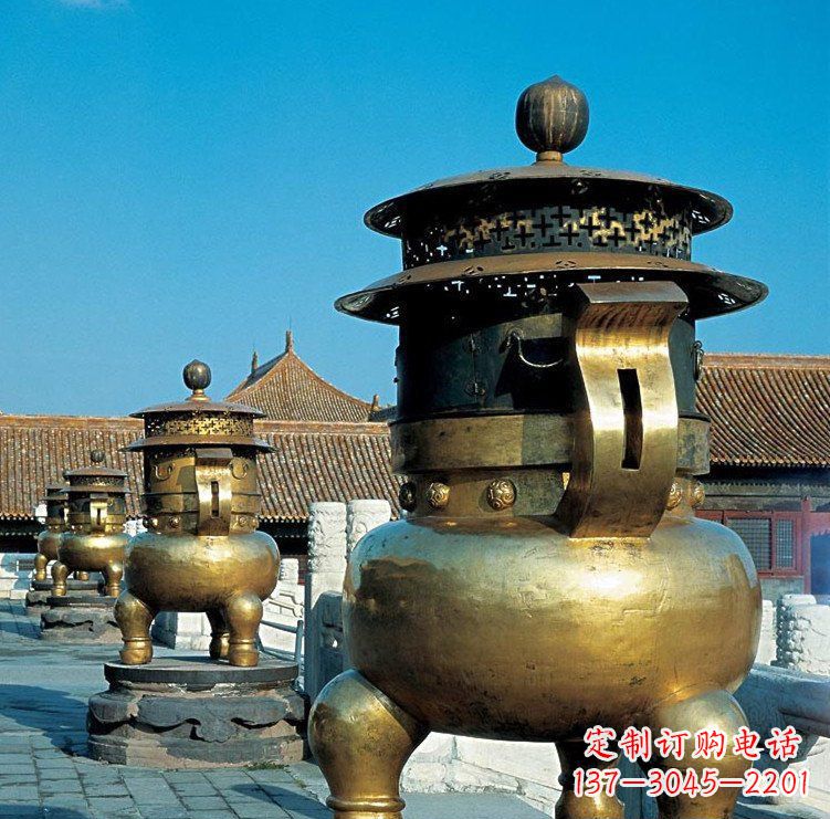 泰安专业的三足香炉雕塑