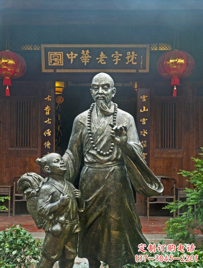 泰安自然而然的美·少女铜雕