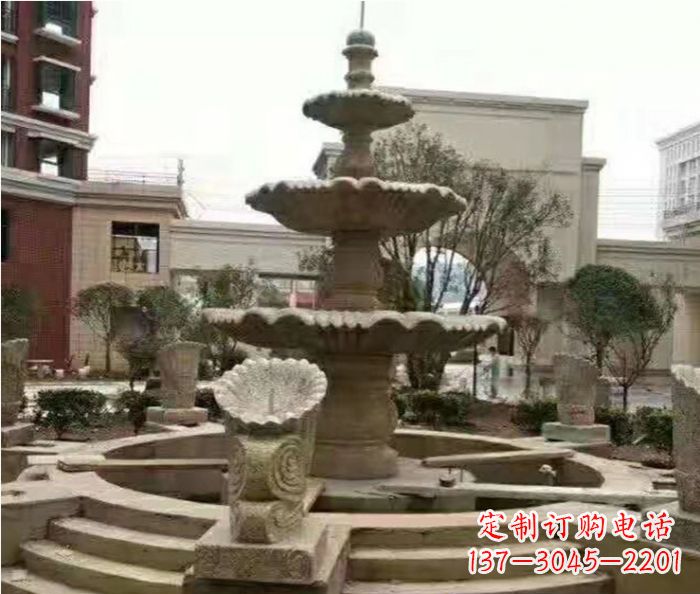 泰安高品质砂岩喷泉雕塑