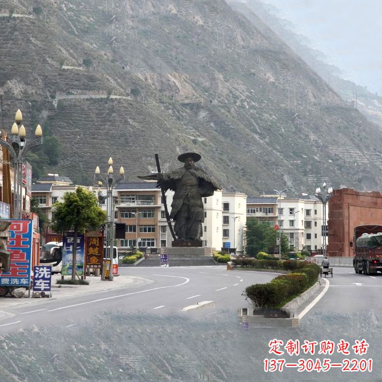泰安唯美雕塑--大禹城市街道景观雕像