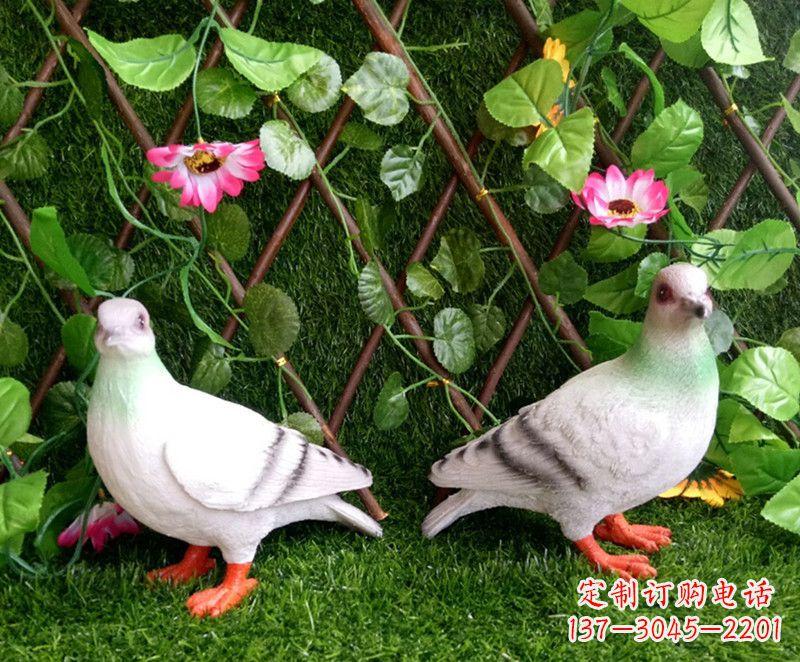 泰安传递和平的鸽子雕塑