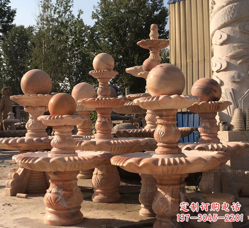 泰安精致而优雅的深圳风水球雕塑