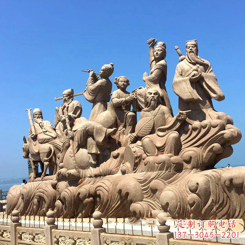 泰安神秘八仙,精美石雕让你留恋