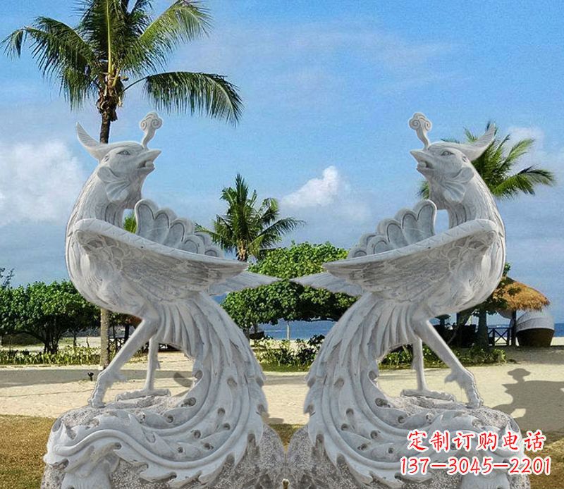 泰安精美凤凰石雕,让你的空间闪耀光芒