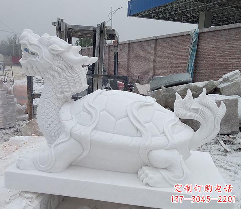泰安神兽龙龟石雕