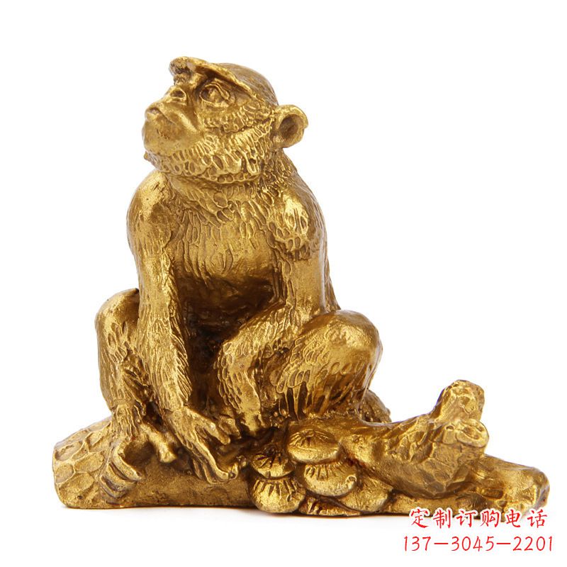 泰安铸铜鎏金动物雕塑,给家居添彩