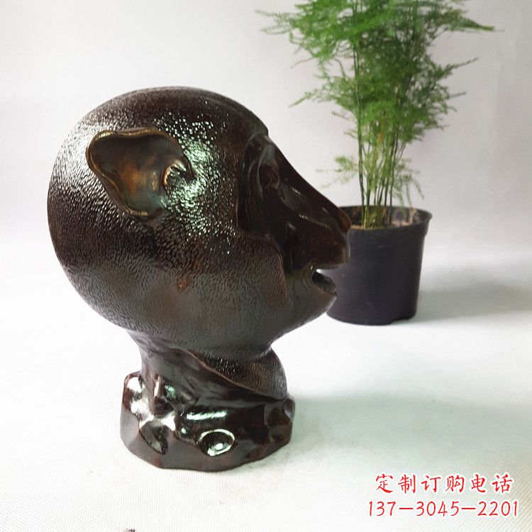 泰安中领雕塑:精美艺术品——猴年生肖铜兽雕塑
