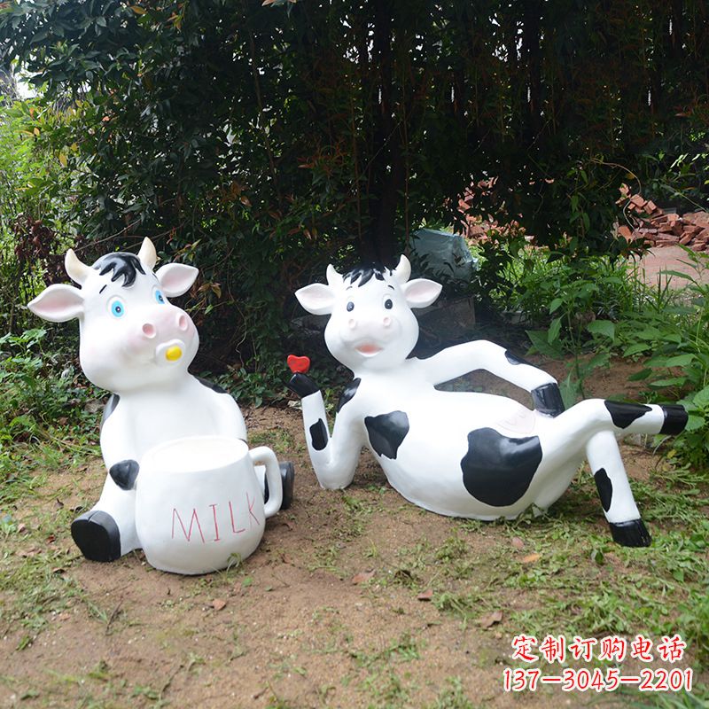 泰安中领雕塑出品:生肖牛卡通雕塑