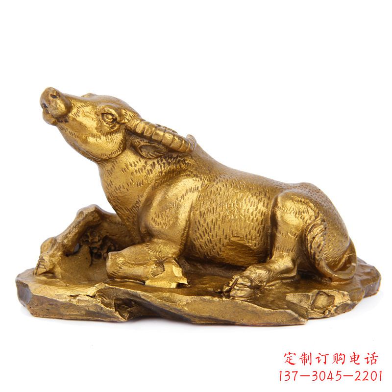 泰安优雅高贵的铸铜牛雕塑