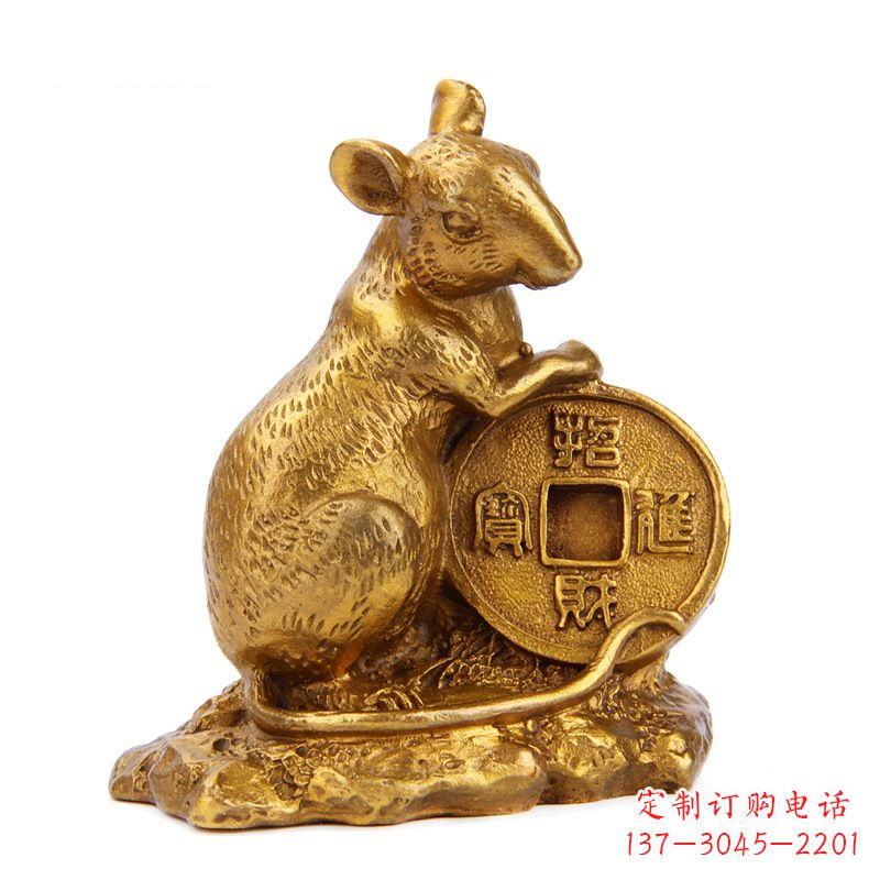 泰安高质量铸铜鎏金动物雕塑