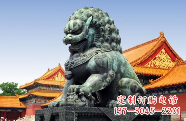 泰安贵族气派,古典青铜狮子雕塑