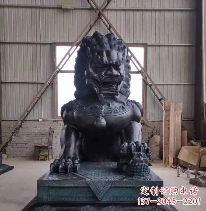 泰安中领雕塑狮子铜雕塑,壮丽展现王者之气!