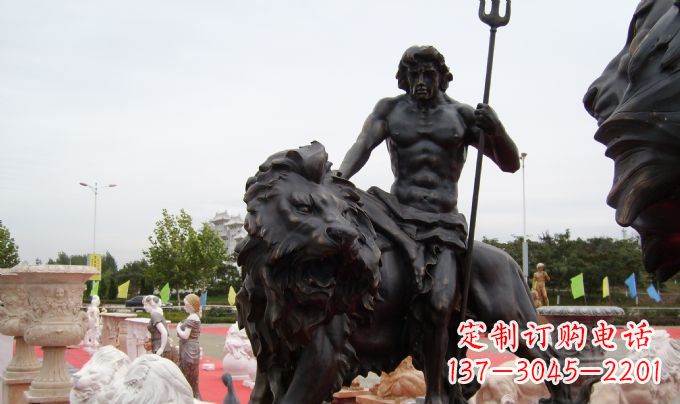 泰安狮子座铜雕:狮子雕塑把你的星座进行升华