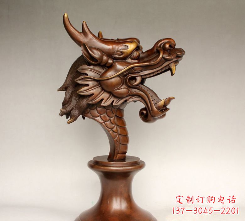 泰安十二生肖兽首铜雕塑,让古老传统走进你我家