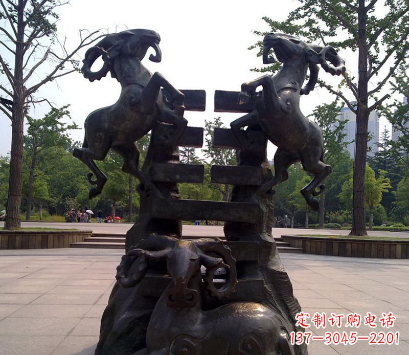 泰安传统工艺铜雕十二生肖