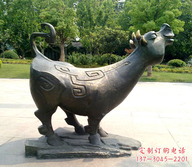 泰安十二生肖铜雕塑,中领领先一步
