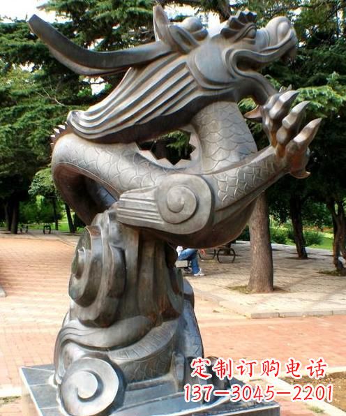 泰安高品质十二生肖铜雕龙