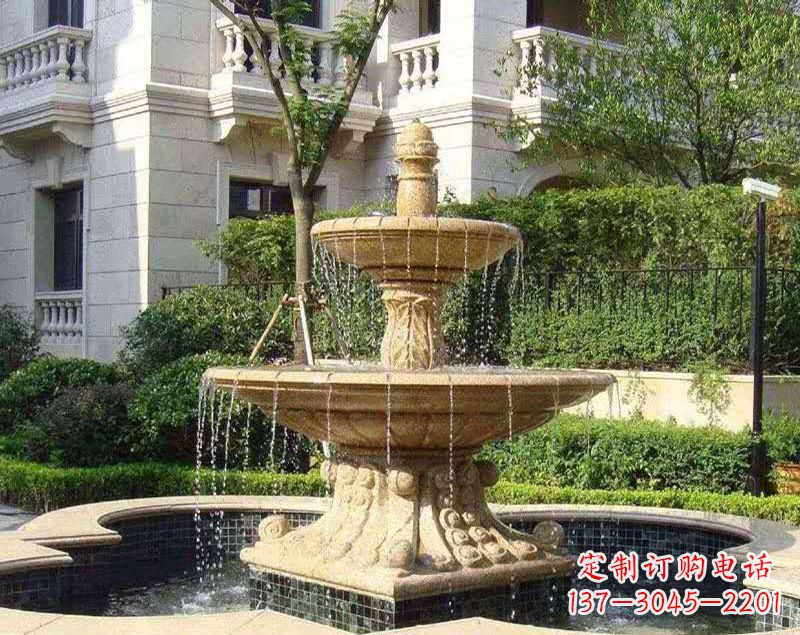 泰安美轮美奂的喷泉雕塑