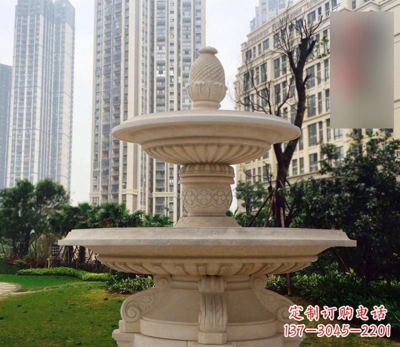 泰安专业定制石雕喷泉雕塑