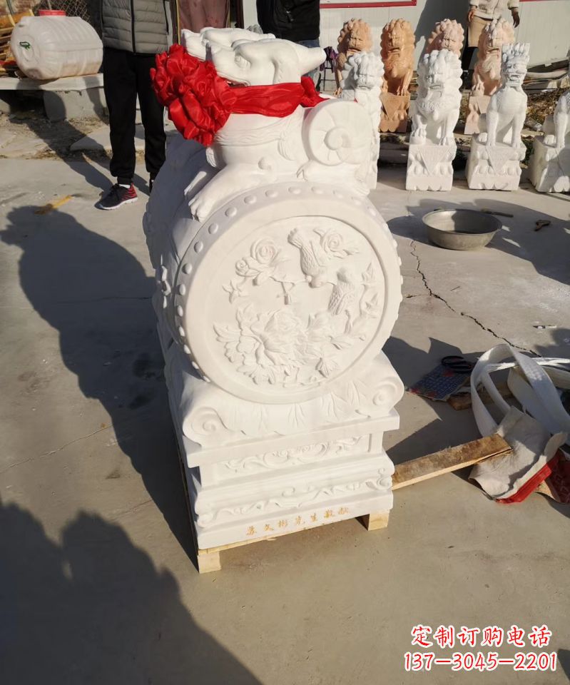 泰安中领雕塑出品:石雕招财大象雕塑