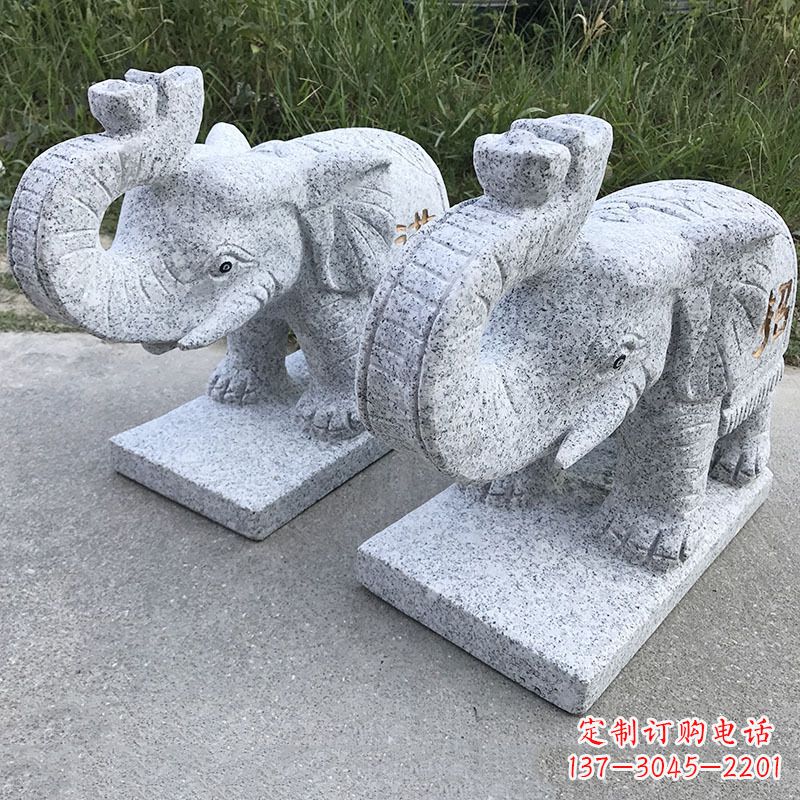 泰安石雕大象招财象