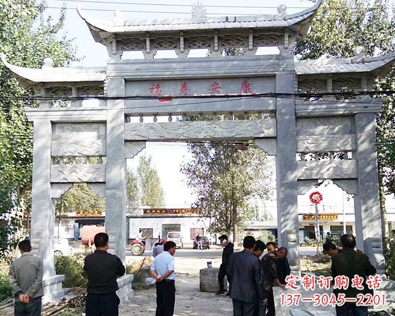泰安中领雕塑：专业制作精美的牌坊雕塑