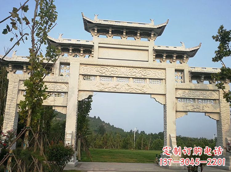 泰安专业的石牌坊雕塑定制