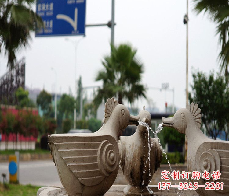 泰安高雅纯石石喷泉雕塑