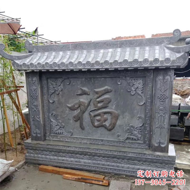 泰安中领雕塑:福字雕塑,点缀婚房庭院