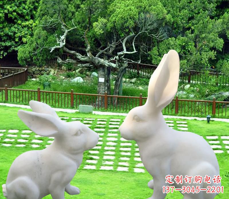 泰安中领雕塑定制独特的兔子雕塑