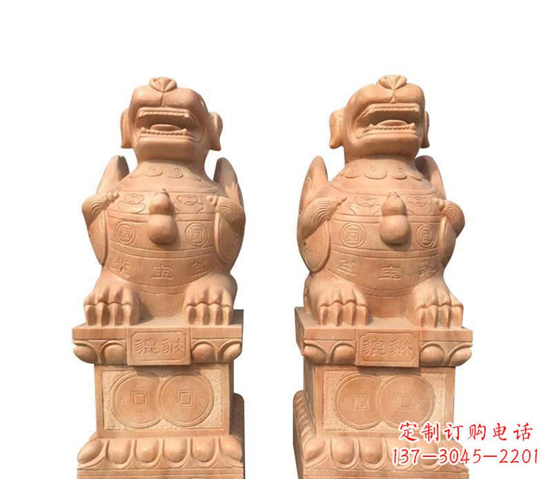 泰安精美貔貅雕塑,让太古神兽在家中常伴