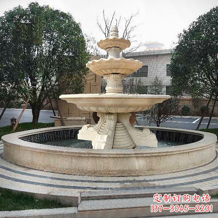 泰安石雕花盆,高端定制雕塑