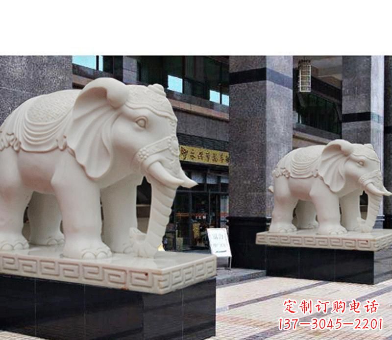 泰安最佳选择——石雕酒店大象雕塑