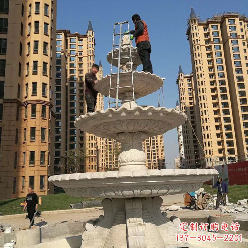 泰安欣赏经典,九龙喷泉雕塑