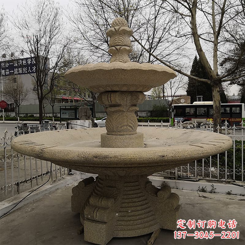 泰安风水精灵,莲花开道——铸铁风水球雕塑
