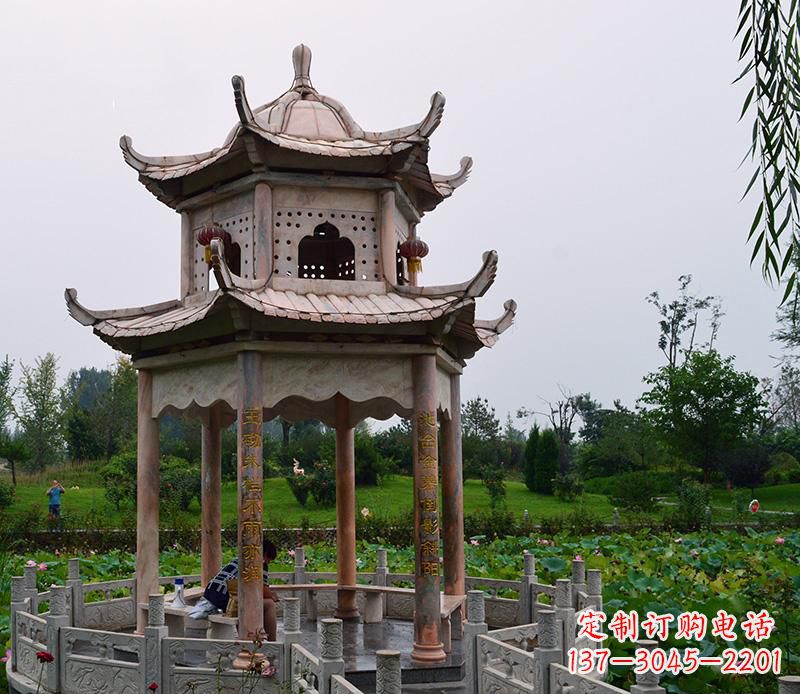 泰安装点你的空间,让石雕凉亭景观雕塑点缀你的美