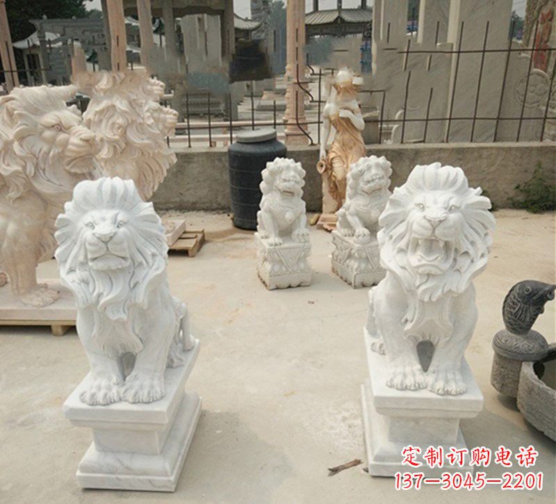 泰安传承欧式历史的狮子雕塑