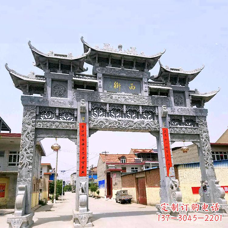 泰安[经典领航，高品质石雕牌坊雕塑]