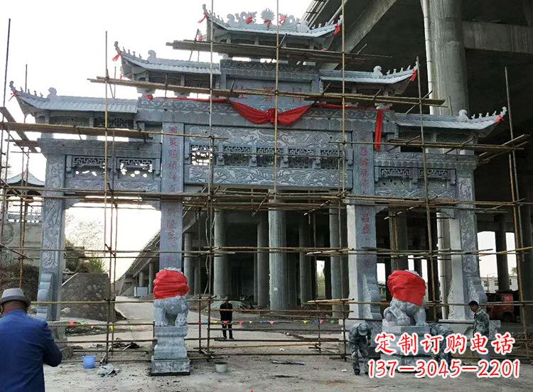 泰安石雕牌坊|精致细腻的石雕雕塑