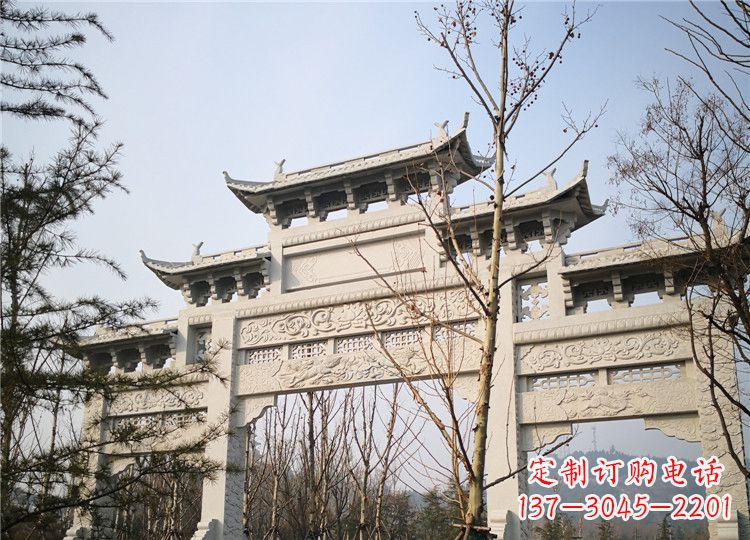 泰安定制高品质牌坊雕塑