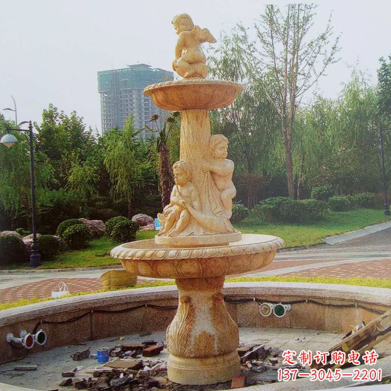 泰安石雕喷泉龙头——美观优雅的水景定制