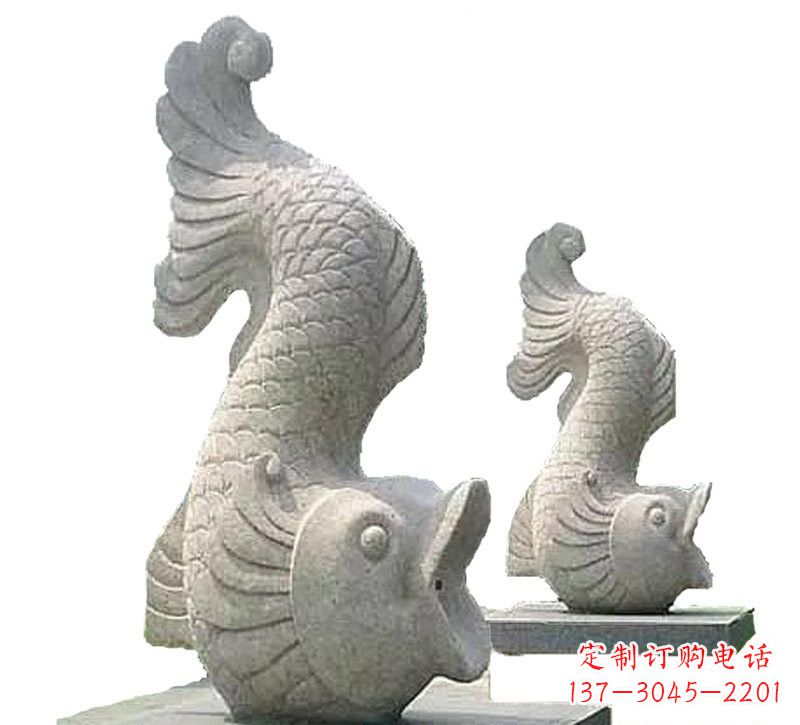 泰安中领雕塑定制精美鲤鱼雕塑