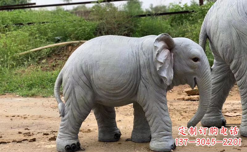 泰安青石大象雕塑,典雅而又时尚