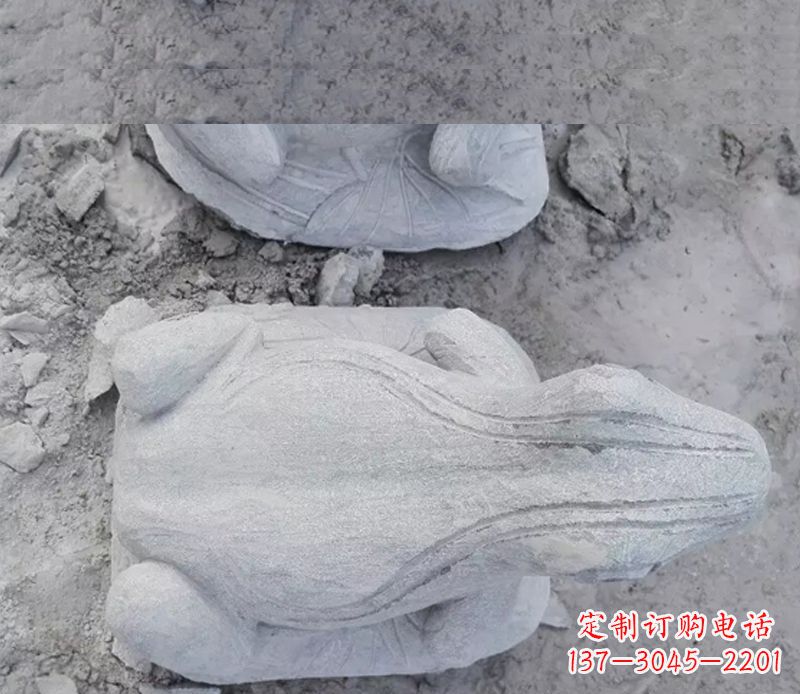 泰安石雕青蛙雕塑