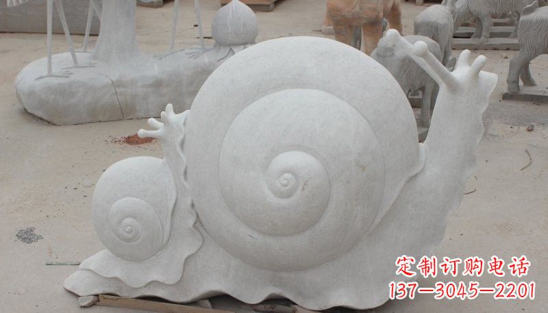 泰安石雕蜗牛
