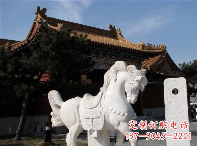 泰安石雕小马