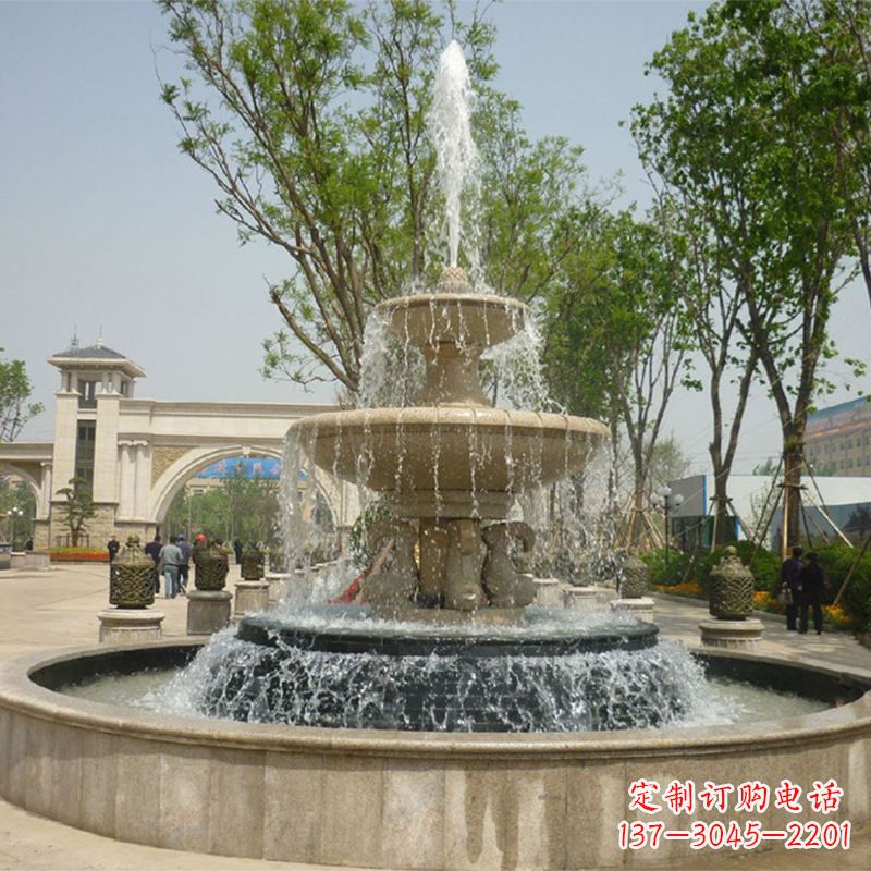 泰安石雕音乐喷泉