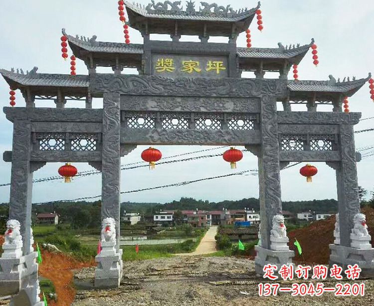 泰安石牌坊石雕